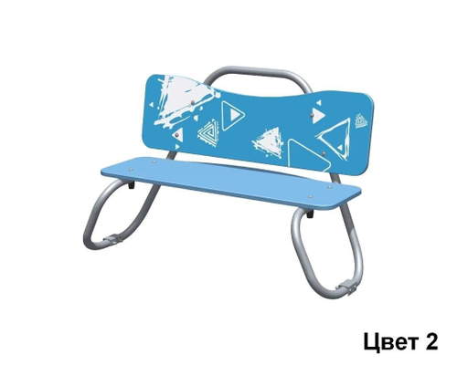 Скамейка со спинкой Romana 057.58.00