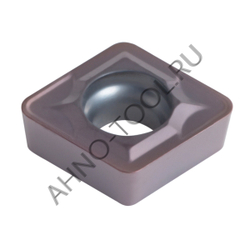 Пластина твердосплавная ISO CCMT060208-UMA APM20B AHNO по жаропроч. и нерж.стали, получистовая