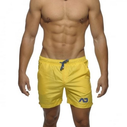 Мужские шорты удлиненные желтые Addicted Sport Shorts Yellow