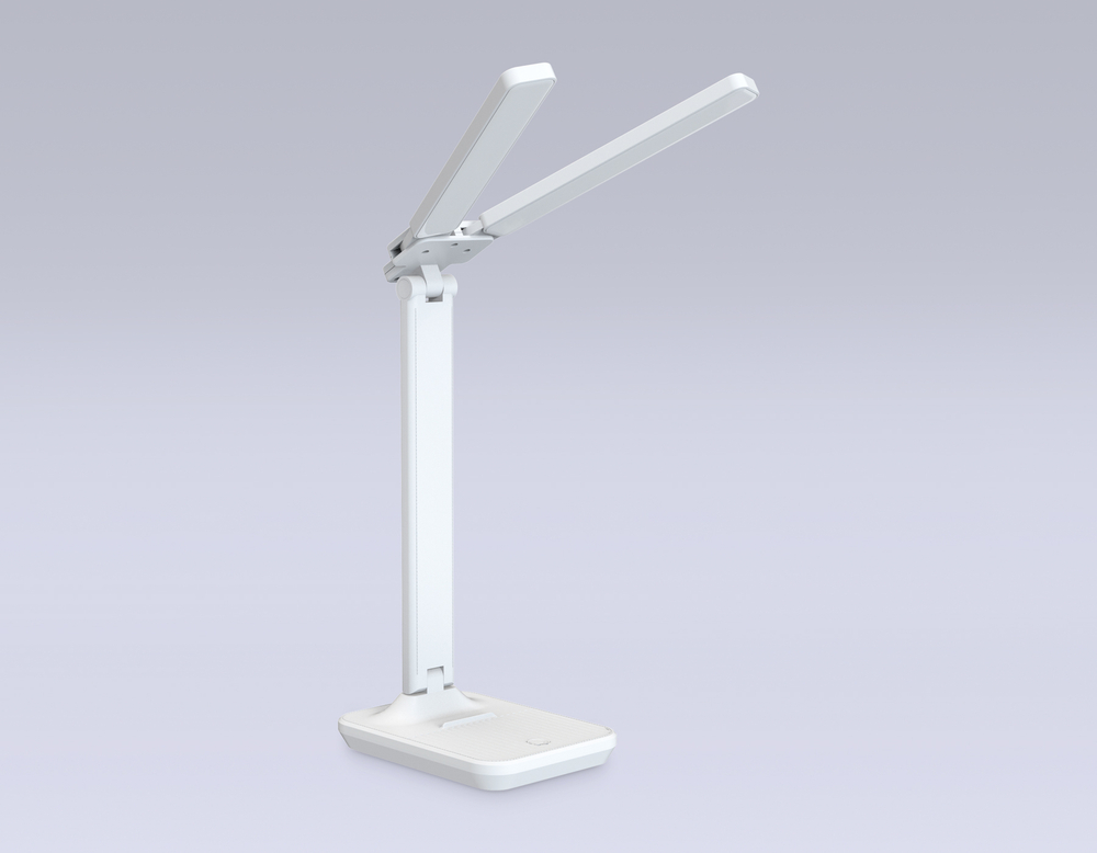 Светодиодная настольная лампа DE490 WH белый LED 3000K/4200K/6400K 9W