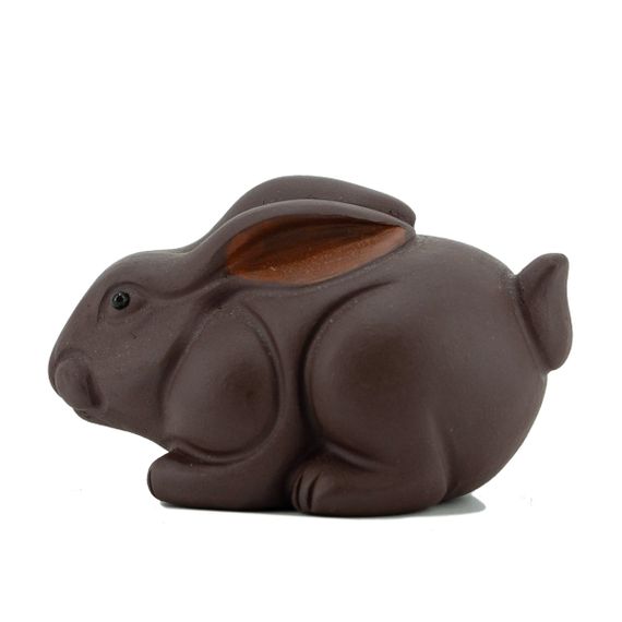 Глиняная чайная игрушка коричневый &quot;Грызун&quot;