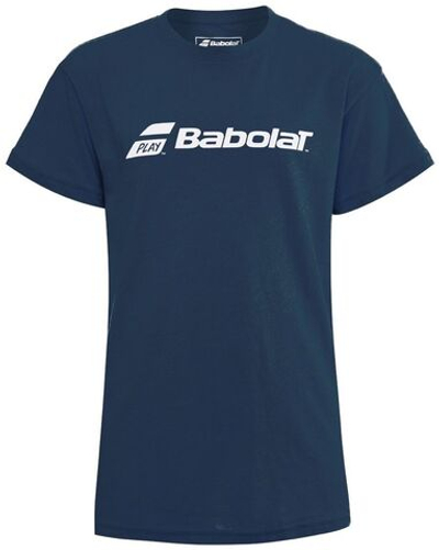 Футболка для мальчика теннисная Babolat Exercise Tee Boy - estate blue heather