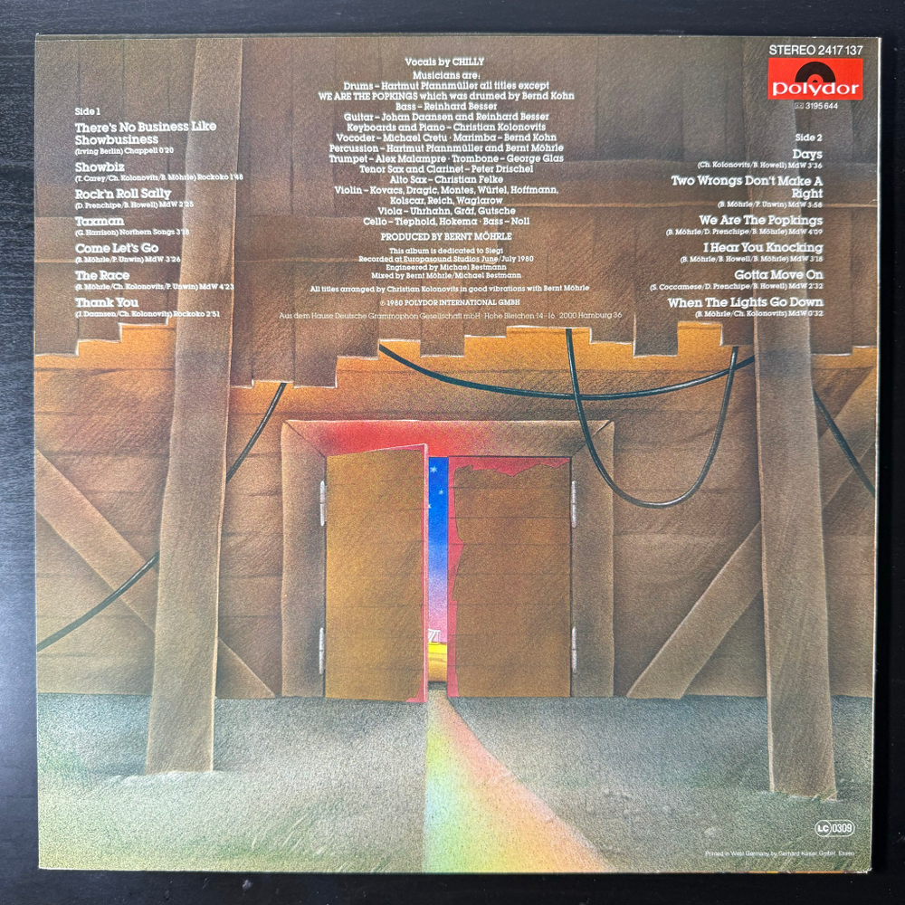 Chilly ‎– Showbiz (Германия 1980г.)