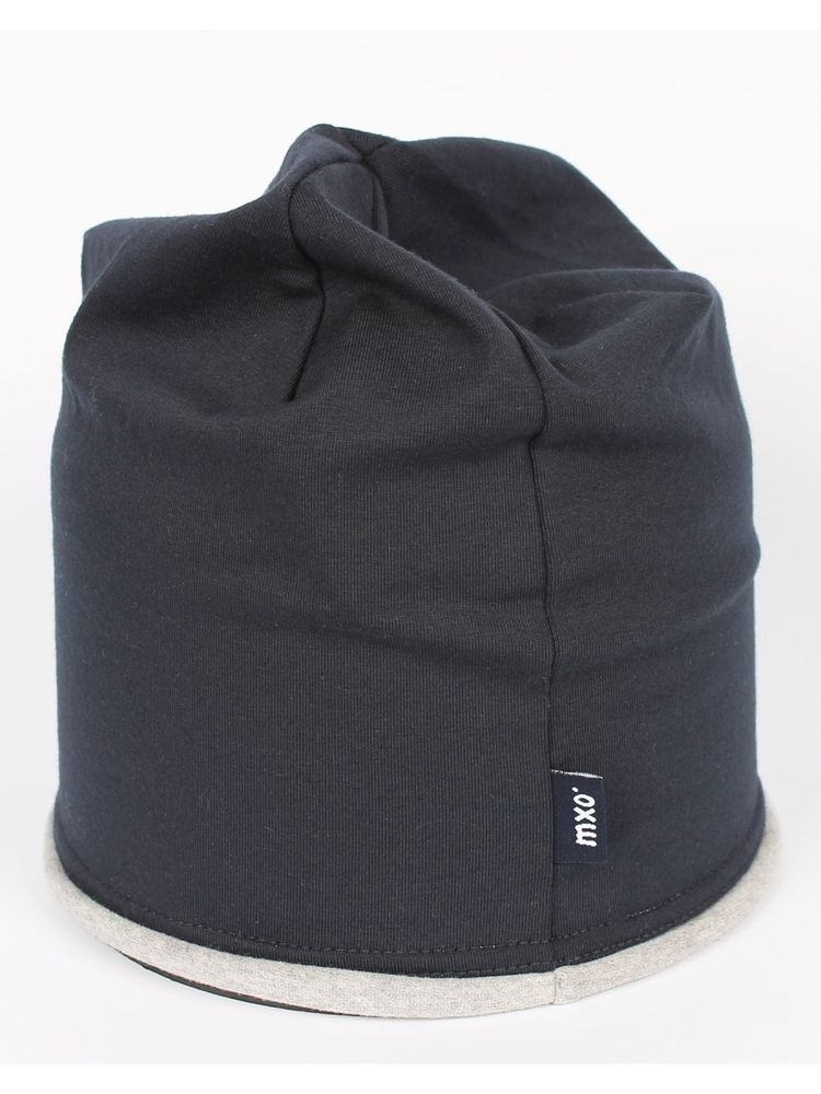 Черно-синяя шапка с принтом Maximo