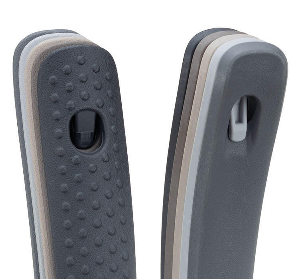 Набор кухонных аксессуаров СЛОТ 5 предметов разных цветов (толкушка, половник, шумовка, ложка, лопатка)