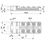 1027000 - SACB-8/16-L-20,0PUR SCO P - Распредкоробка