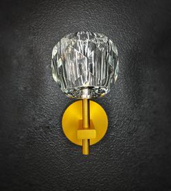 Бра Boule De Cristal Single Sconce Brass By Imperiumloft