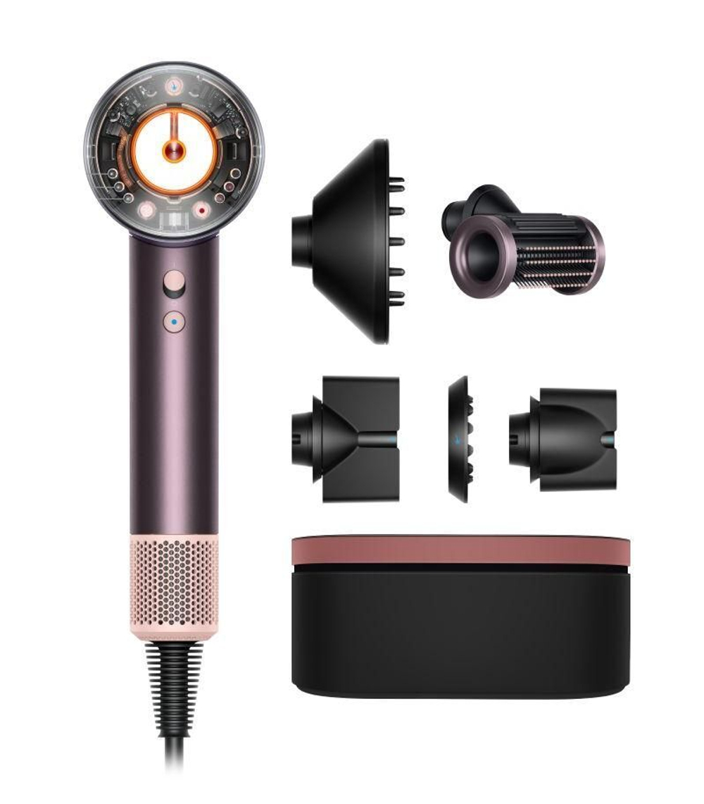 Фен Dyson Supersonic HD16 Nural Jasper Plum с кейсом для хранения