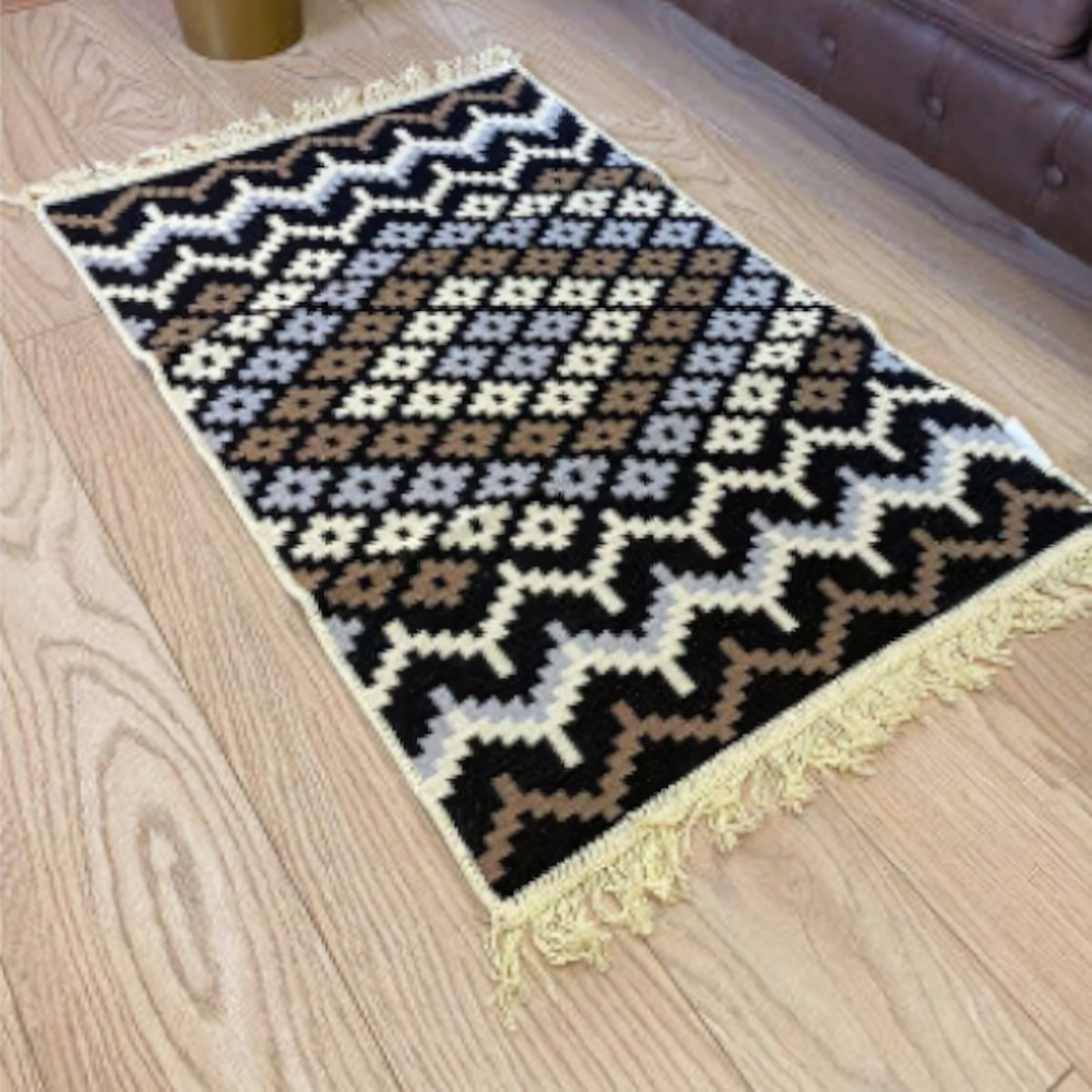 Коврик интерьерный с бахромой VOSTOK 60*90 (двухсторонний)