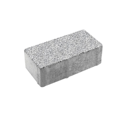 Тротуарная плитка ПРЯМОУГОЛЬНИК 200x100 мм - Стоунмикс Белый с черным