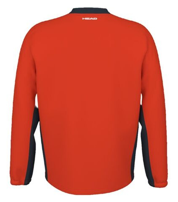 Мужская теннисная кофта Head Breaker Jacket - оранжевый/темно-синий