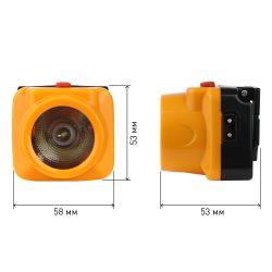 Фонарь налобный светодиодный Трофи TG1 аккумуляторный, яркий, 4V0.5Ah, 1xLED, ЗУ 220V | Налобные фонари