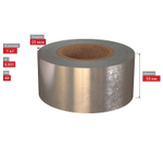 Лента клейкая алюминиевая Роквул 40000x50 мм