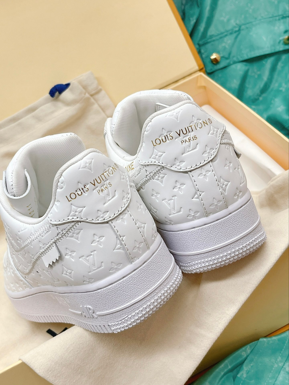 Louis Vuitton and Nike Air Force