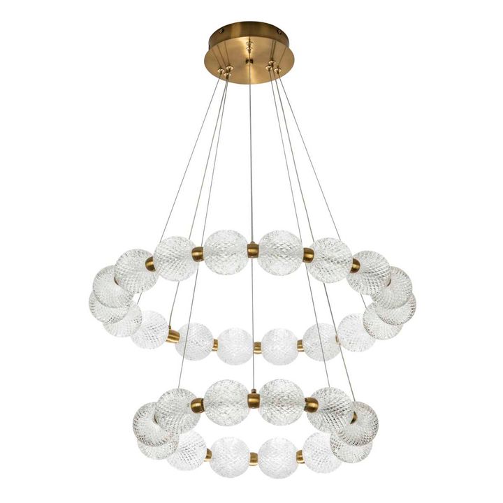 Подвесная светодиодная люстра Modelux Modestyle MS.8014.600.400 AB