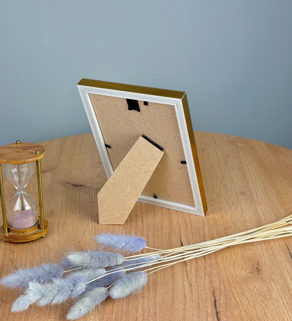 Фоторамка 10х15 см, золотая, арт. 1015.144267