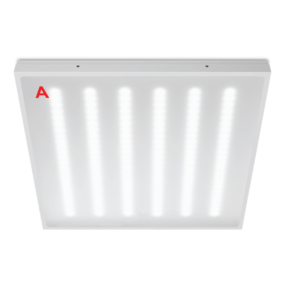 Светильник ЧИСТЫЙ ОФИС GL ДВО03-055 с БАП EM3 54Вт 6500К IP54 Матовый 6480лм 595х595х48мм WOLTA PRO