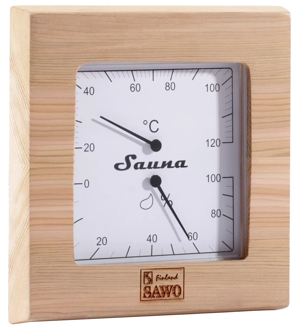 SAWO Термогигрометр квадратный 225-THD