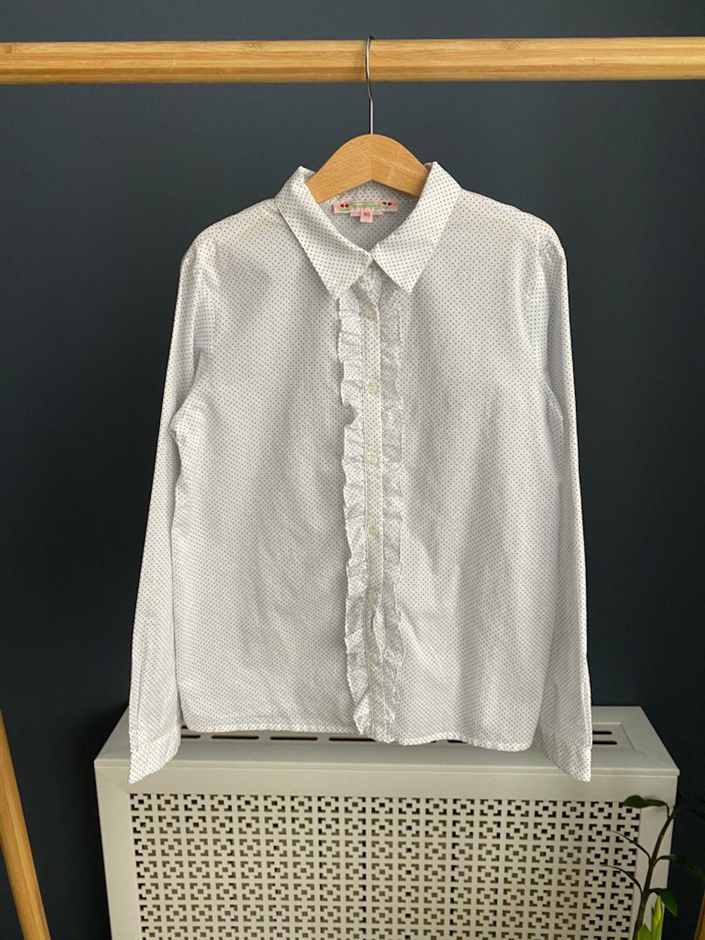 Новая хлопковая блузка  Bonpoint, 140