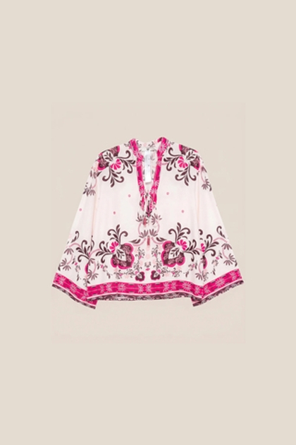TWINSET Блуза из смеси вискозы и льна