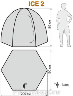 Палатка Maverick ICE 2 blue