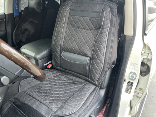 Комфорт (Черный) / Чехол для переднего сиденья с подголовником, универсальный, без комплекта, серия: а-комфорт, (за 1 шт.) =