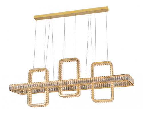 Подвесная светодиодная люстра Newport CRYSTAL 8233+1/S gold NEW, М0066958
