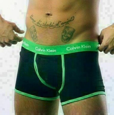 Мужские трусы боксеры Calvin Klein 365 Black Green