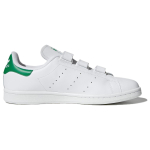 Кроссовки Adidas Originals Stan Smith White Green (на липучках)