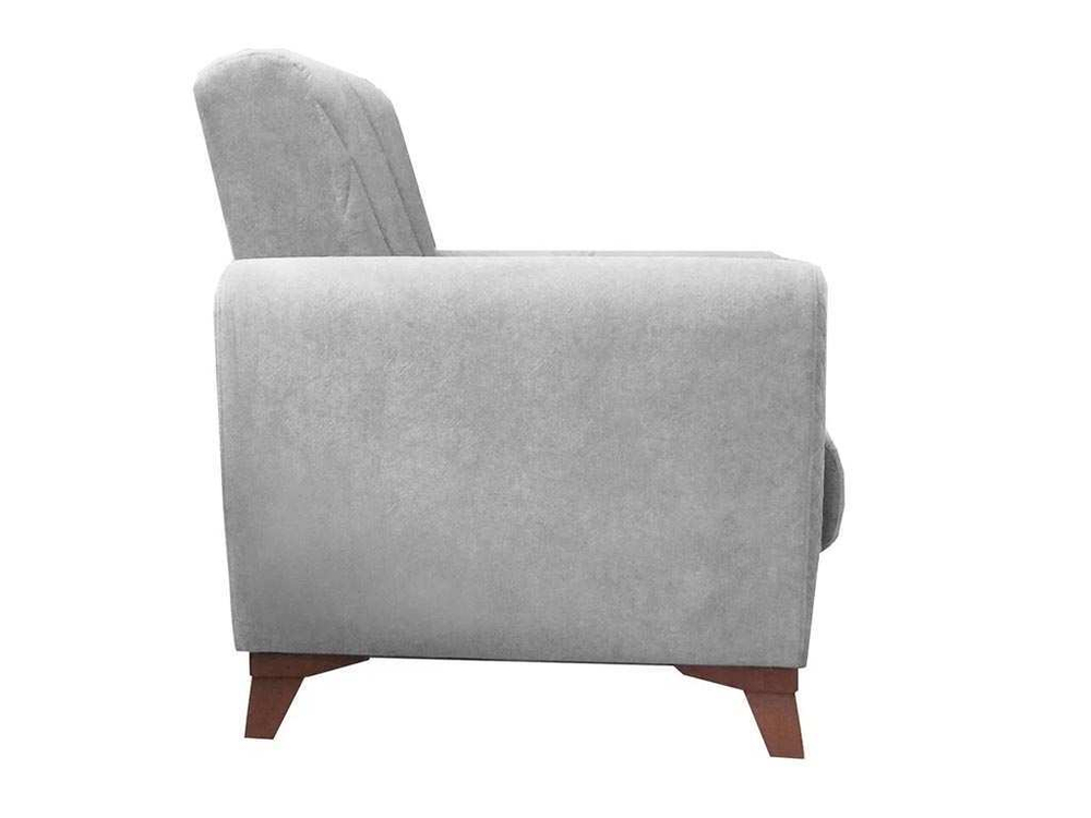 Кресло для отдыха Эдвин велюр прага туман