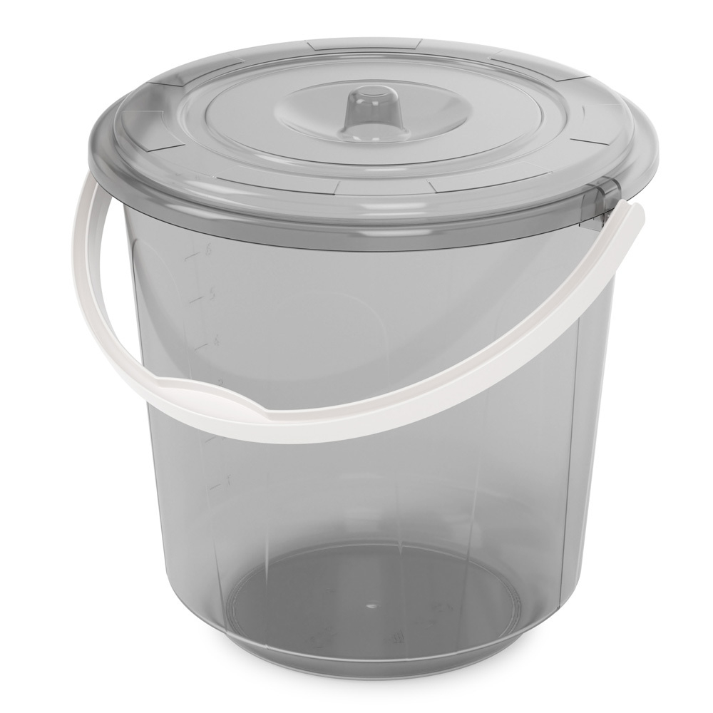 Ведро 10л с крышкой "Хозяюшка"