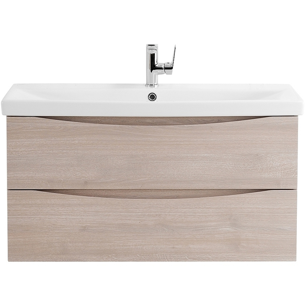 Тумба под раковину BelBagno Marino-Cer 80 MARINO-CER-800-2C-SO-RG-P подвесная Rovere Grigio
