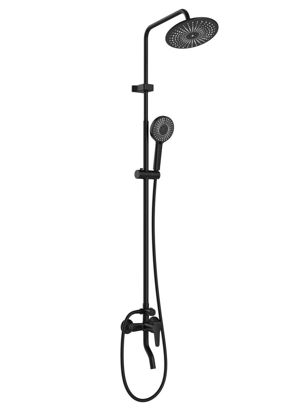 Душевая стойка DIWO Орёл DW-ORL75BK матовая черная