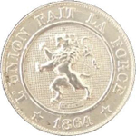 Belgium, 10 Cents 1864 – Leopold I (1831-1865)