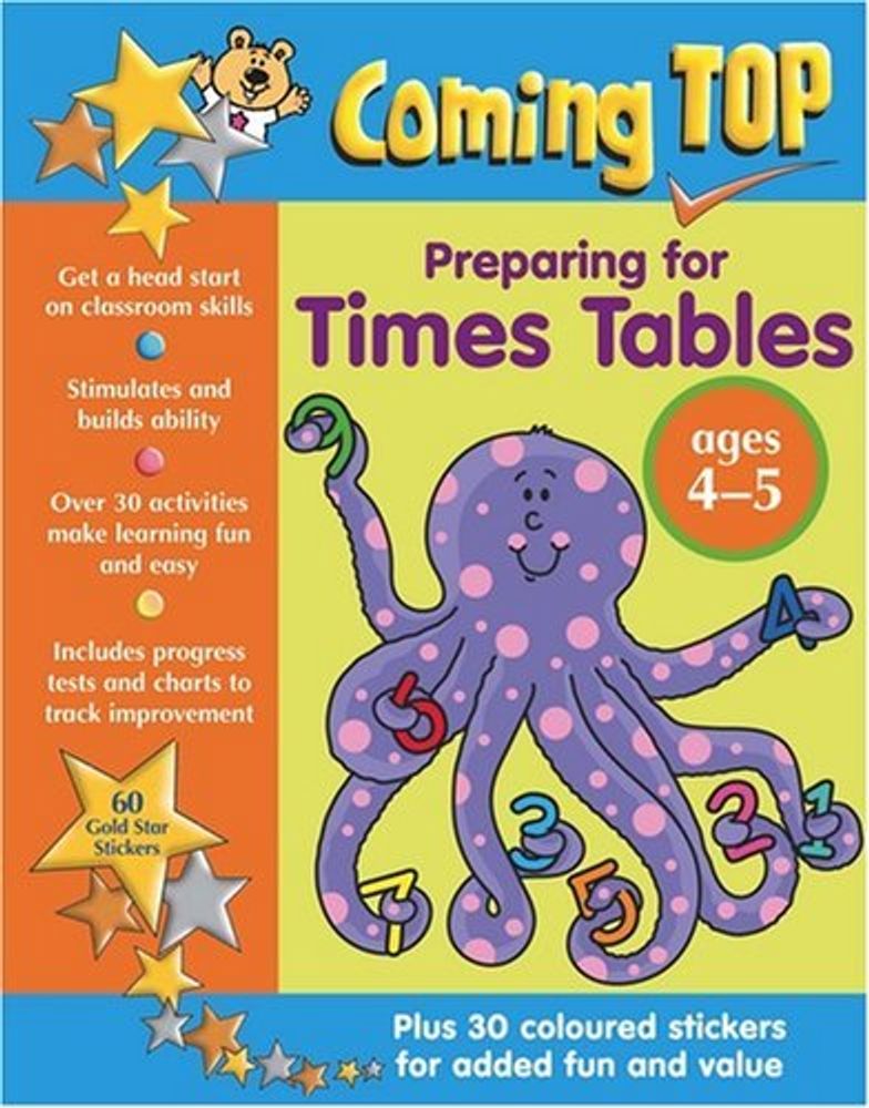 Coming Top:Preparing for Times Tables 4-5