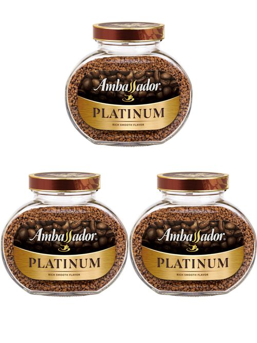 Кофе растворимый Ambassador Platinum 95 г 3 шт