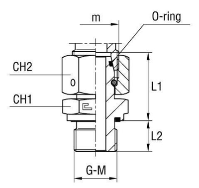 Штуцер FNE DL12 16х1.5