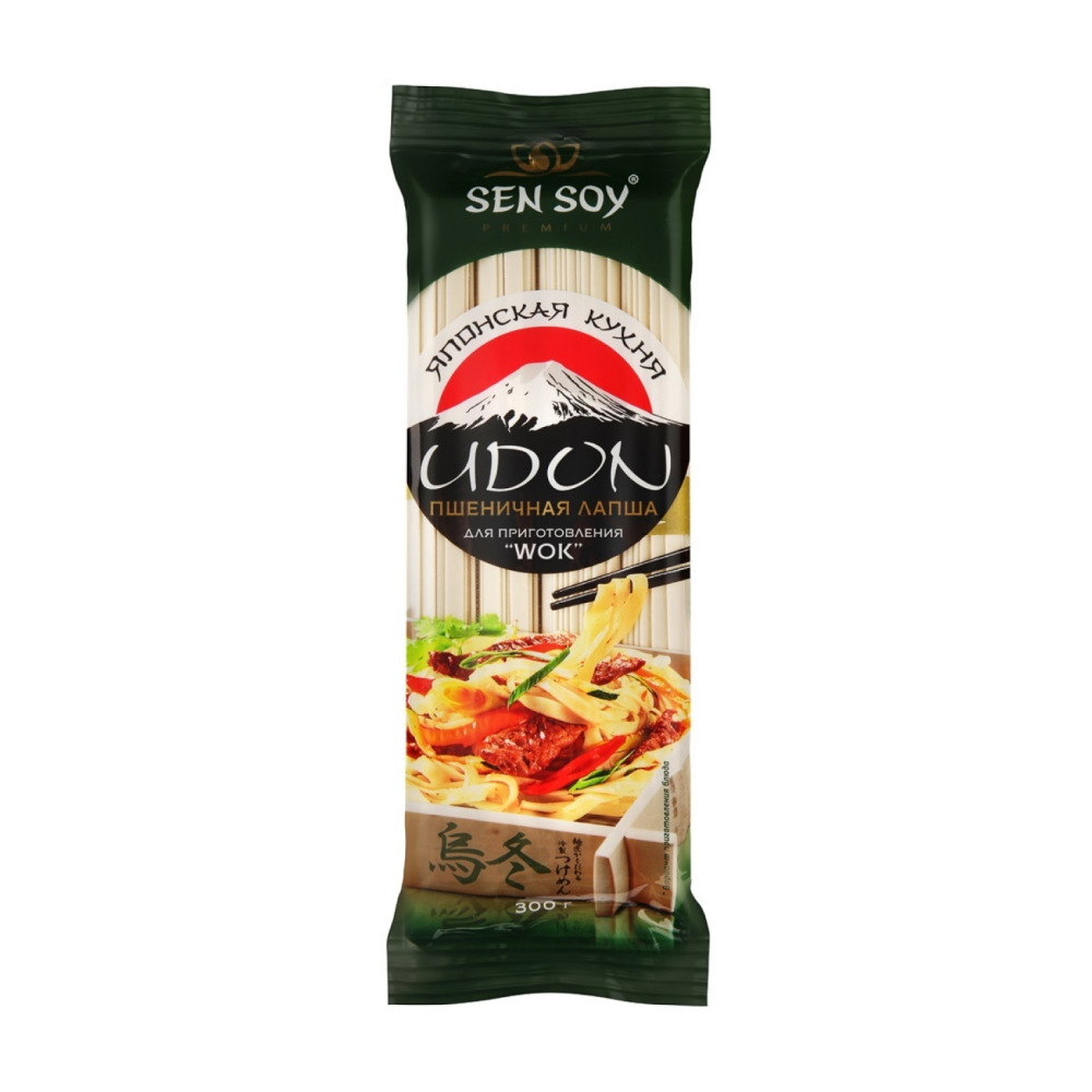Лапша пшеничная удон Sen Soy, 300 г