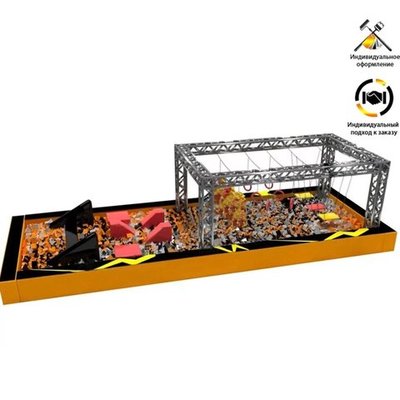 Ниндзя-парк "Техно" (9x4x3 м)