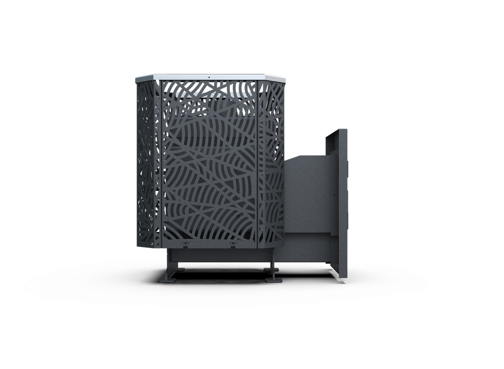 Банная печь Душа- 15 Сетка Модерн 8мм