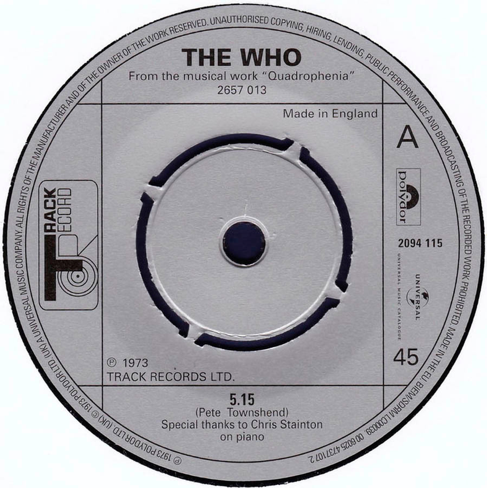 The Who / The Track Singles 1967-1973 (14x7" Vinyl Single + 7" Vinyl Single EP)