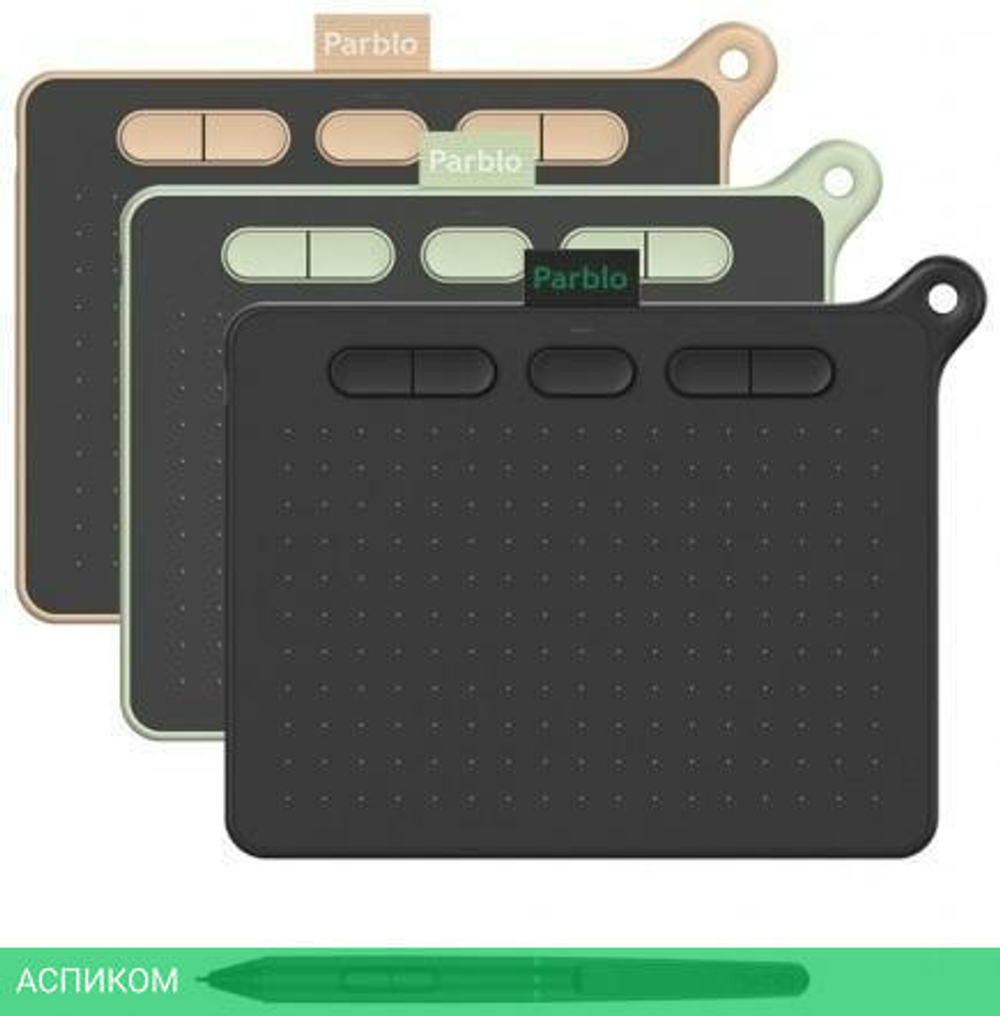Графический планшет Parblo Ninos S Green