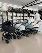 Детская коляска 2 в 1 Cybex Balios S Lux 2023  Fahrwerk Komfort Moon Black