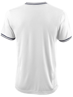 Мужская теннисная футболка Wilson Team II High V-neck Men - white