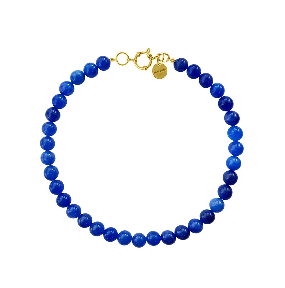 Колье Deep из бусин камня