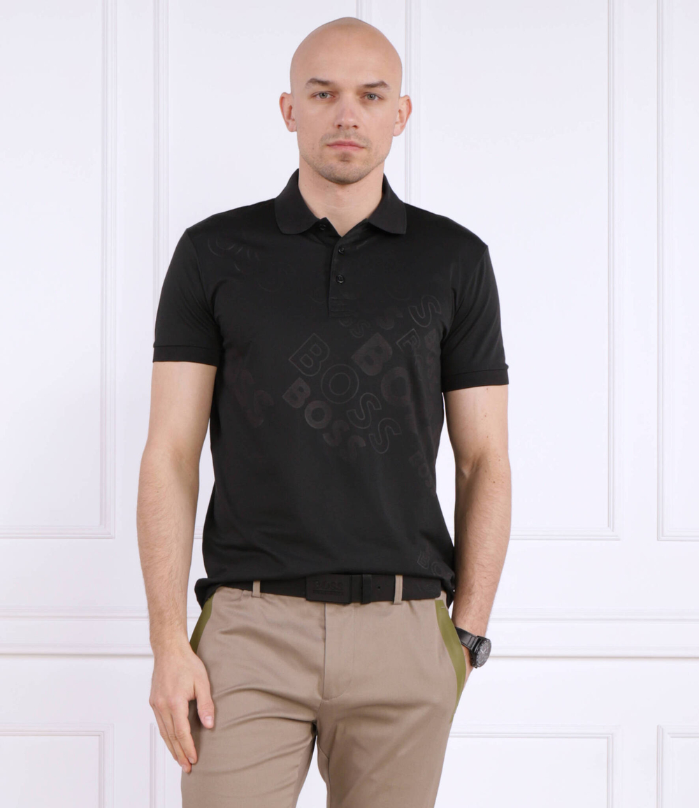 Поло Paddy BOSS GREEN - черный(50488799)