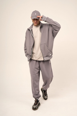 Толстовка KUL'TURA "ZIPPER" Ртуть