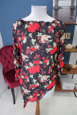 Блуза Euro's с принтом 42-44 размер