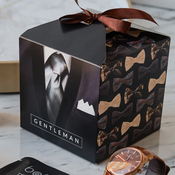 Коробка складная «Джентельмену», 12 × 12 × 12 см