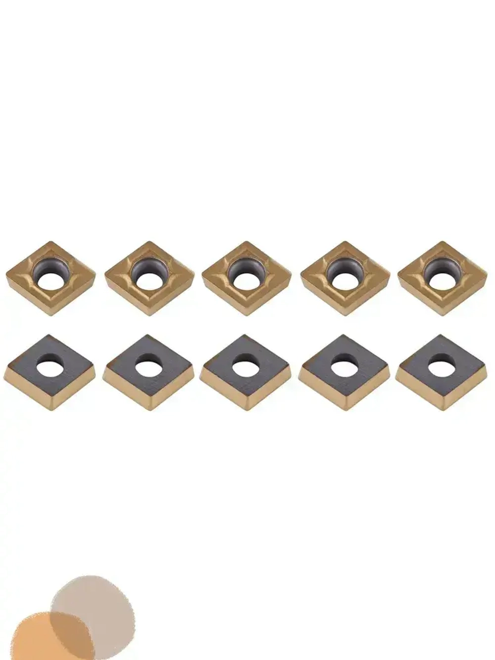 10шт Твердосплавных наконечников с ЧПУ, режущие пластины для токарного станка, токарный инструмент с коробкой